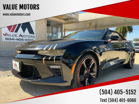 2017 Chevrolet Camaro for sale at VALUE MOTORS in Kenner LA