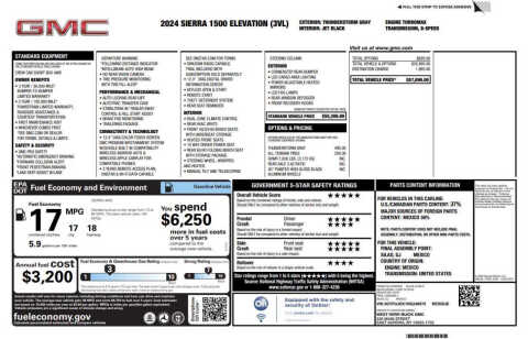 2024 GMC Sierra 1500 Elevation Standard