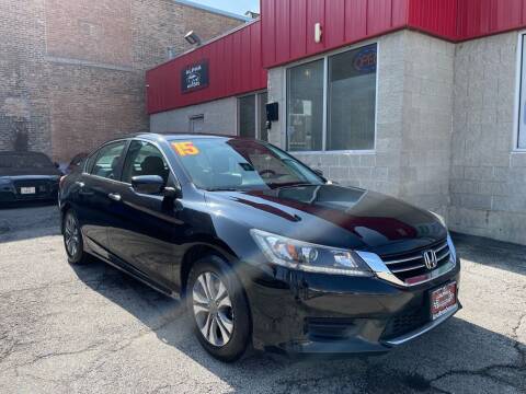 2015 Honda Accord for sale at Alpha Motors in Chicago IL