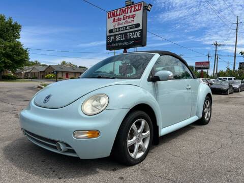 2004 Volkswagen New Beetle Convertible for sale at Unlimited Auto Group in West Chester OH