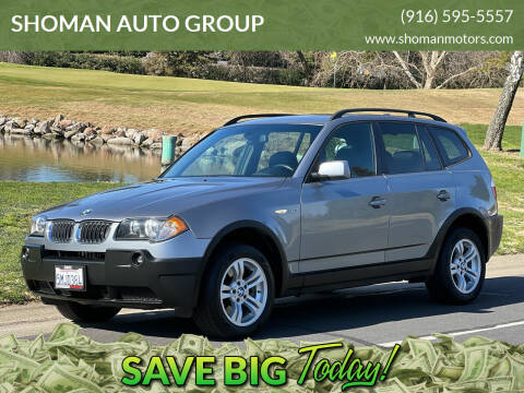 2005 BMW X3 for sale at SHOMAN AUTO GROUP in Davis CA