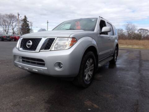2012 Nissan Pathfinder for sale at Pool Auto Sales Inc in Spencerport NY