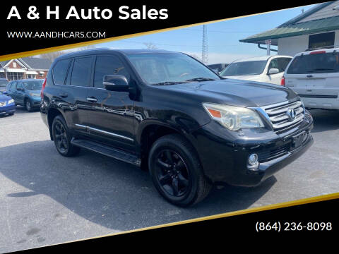 2012 Lexus GX 460 for sale at A & H Auto Sales in Greenville SC