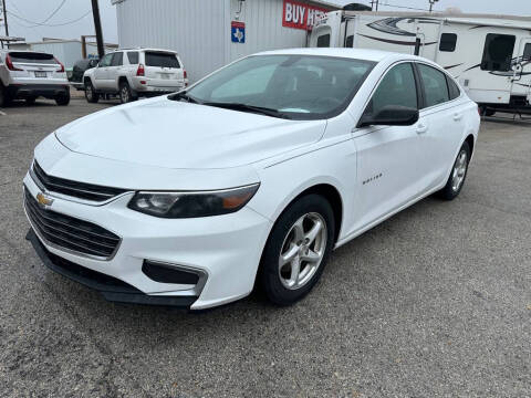 2018 Chevrolet Malibu for sale at Decatur 107 S Hwy 287 in Decatur TX