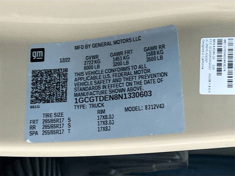 2022 Chevrolet Colorado