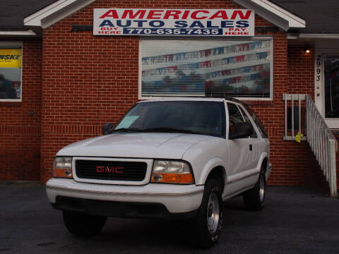 1998 GMC Jimmy for sale at AMERICAN AUTO SALES LLC in Austell GA