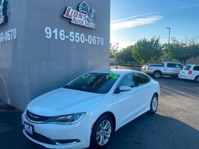 2016 Chrysler 200 for sale at LIONS AUTO SALES in Sacramento CA