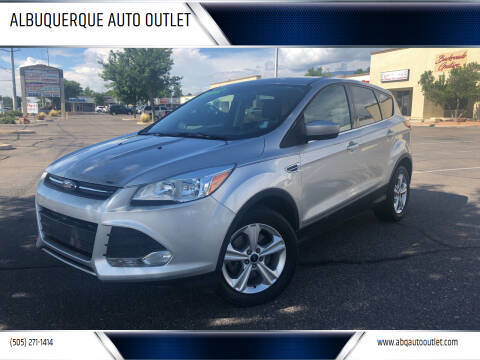 2016 Ford Escape for sale at ALBUQUERQUE AUTO OUTLET in Albuquerque NM