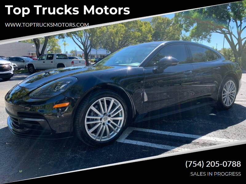 2017 Porsche Panamera for sale at Top Trucks Motors in Pompano Beach FL