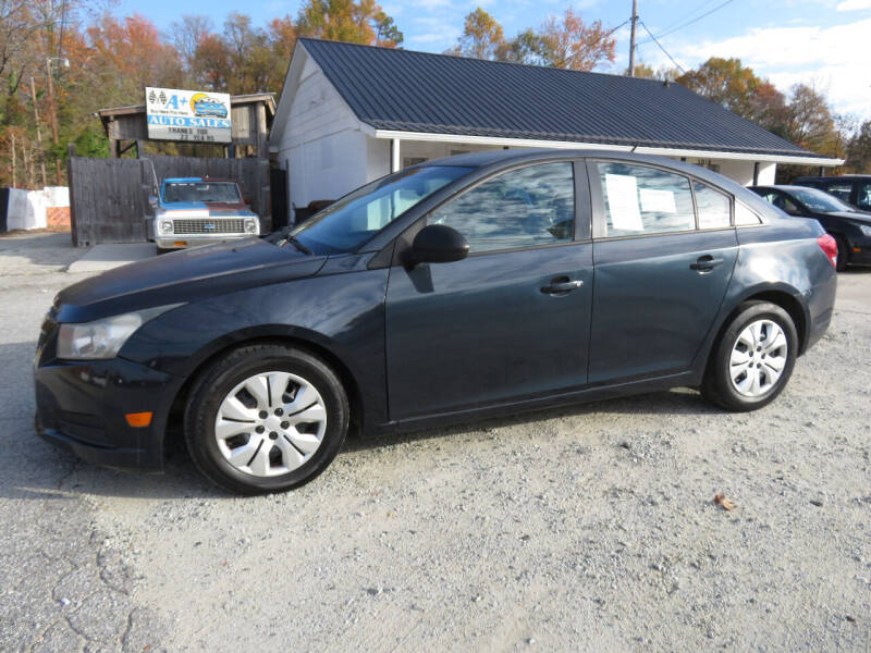2014 Chevrolet Cruze for sale at A Plus Auto Sales & Repair in High Point NC