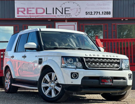 2016 Land Rover LR4 for sale at REDLINE AUTO SALES LLC in Cedar Creek TX