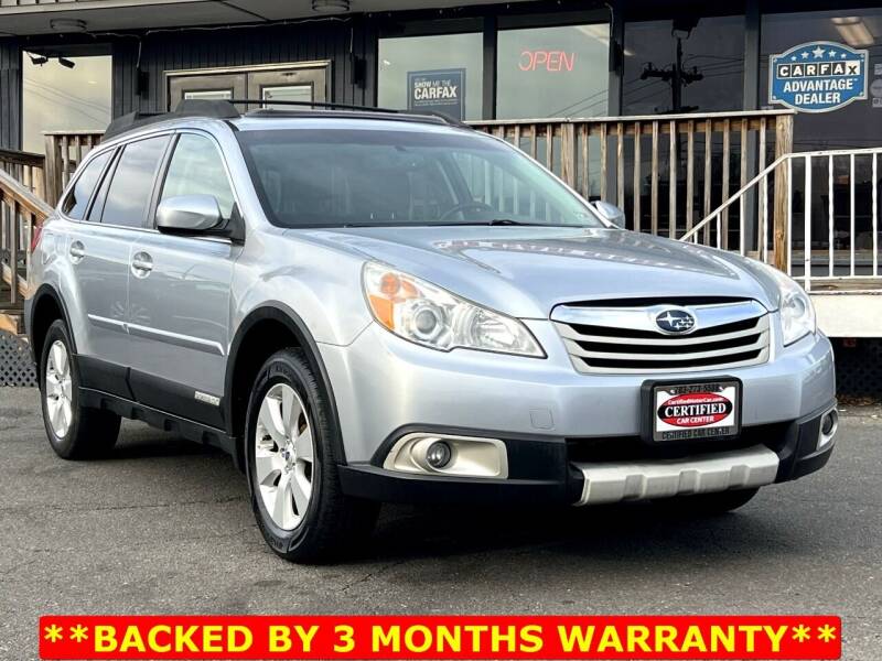 2012 Subaru Outback for sale at CERTIFIED CAR CENTER in Fairfax VA