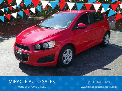 2016 Chevrolet Sonic for sale at MIRACLE AUTO SALES in Cranston RI