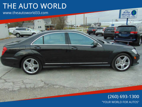 2011 Mercedes-Benz S-Class for sale at THE AUTO WORLD in Churubusco IN