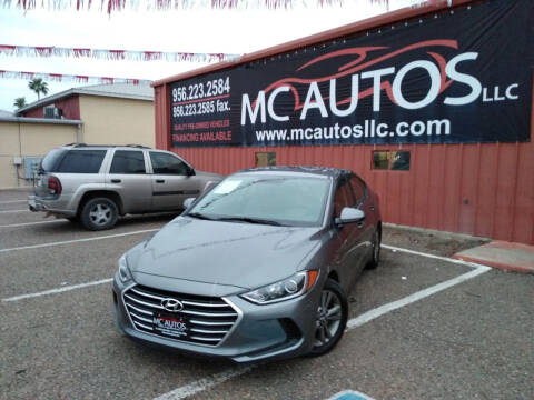 2018 Hyundai Elantra for sale at MC Autos LLC in Pharr TX