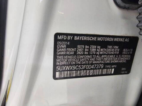 2015 BMW X3 xDrive28i