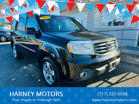 2012 Honda Pilot for sale at HARNEY MOTORS in Gettysburg PA