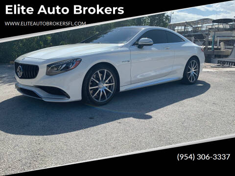 2016 Mercedes-Benz S-Class for sale at Elite Auto Brokers in Oakland Park FL