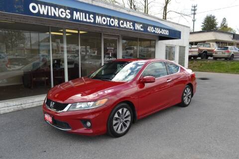 2015 Honda Accord for sale at Owings Mills Motor Cars in Owings Mills MD