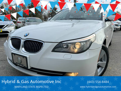 2008 BMW 5 Series for sale at Hybrid & Gas Automotive Inc in Aberdeen MD