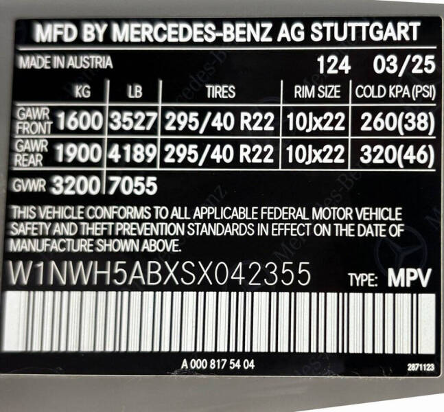 2025 Mercedes-Benz G-Class AMG G 63