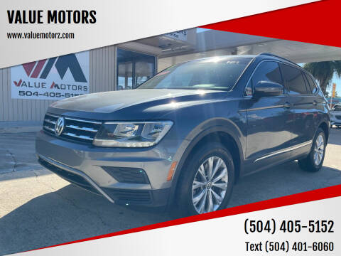 2018 Volkswagen Tiguan for sale at VALUE MOTORS in Kenner LA