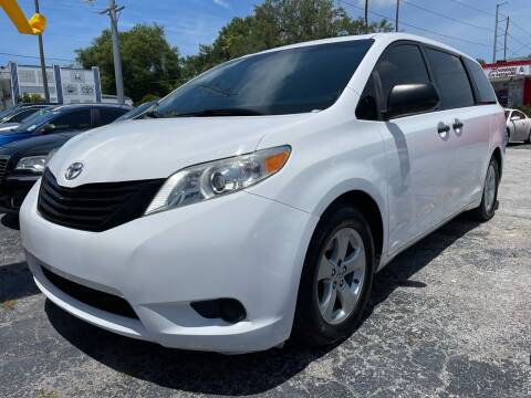 2015 Toyota Sienna for sale at Always Approved Autos in Tampa FL