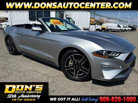 2020 Ford Mustang for sale at Dons Auto Center in Fontana CA