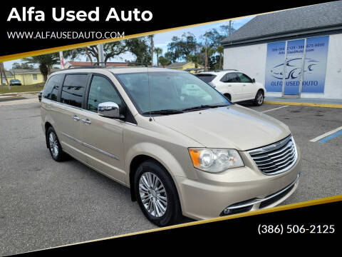 2013 Chrysler Town and Country for sale at Alfa Used Auto in Holly Hill FL