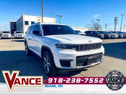 2021 Jeep Grand Cherokee L for sale at Vance Fleet Services in Guthrie OK