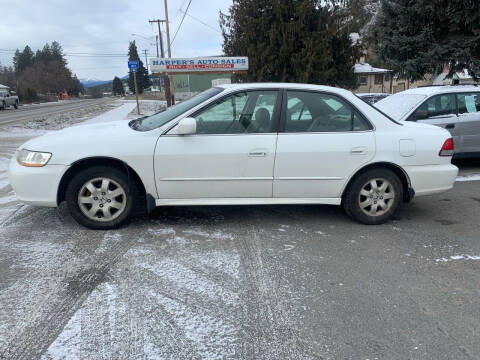 2001 Honda Accord for sale at Harpers Auto Sales in Kettle Falls WA