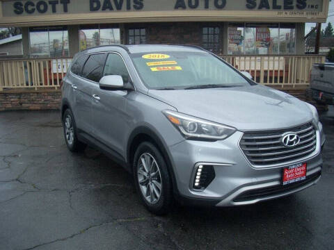 2018 Hyundai Santa Fe for sale at Scott Davis Auto Sales in Turlock CA