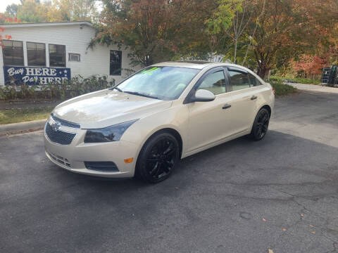 2011 Chevrolet Cruze for sale at TR MOTORS in Gastonia NC