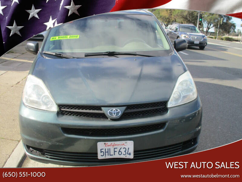 2004 Toyota Sienna for sale at West Auto Sales in Belmont CA