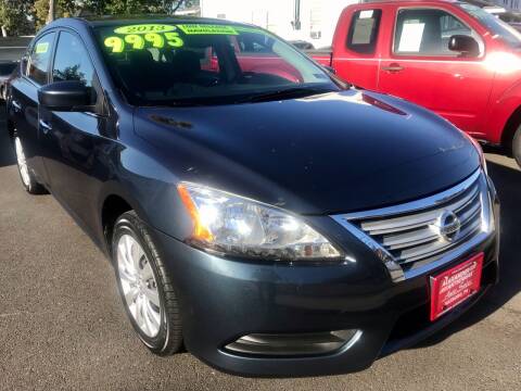 2013 Nissan Sentra for sale at Alexander Antkowiak Auto Sales in Hatboro PA