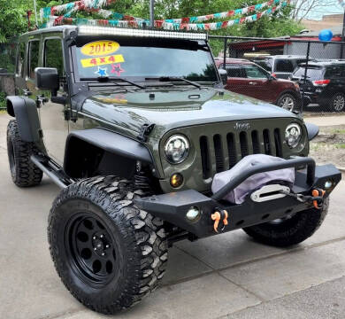 2015 Jeep Wrangler Unlimited for sale at Paps Auto Sales in Chicago IL