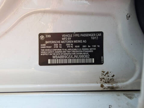 2018 BMW 3 Series 330i