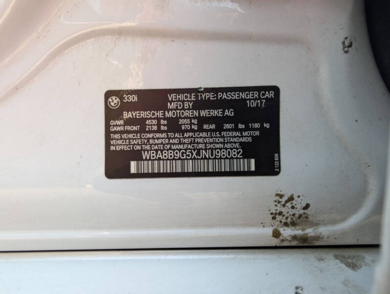 2018 BMW 3 Series 330i