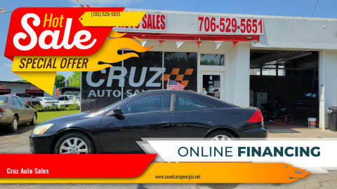 2007 Honda Accord for sale at Cruz Auto Sales in Dalton GA