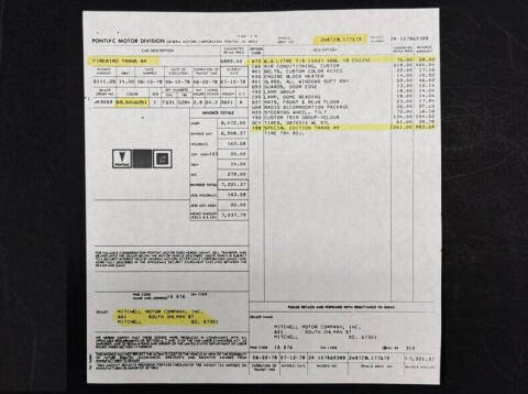 1978 Pontiac Trans Am