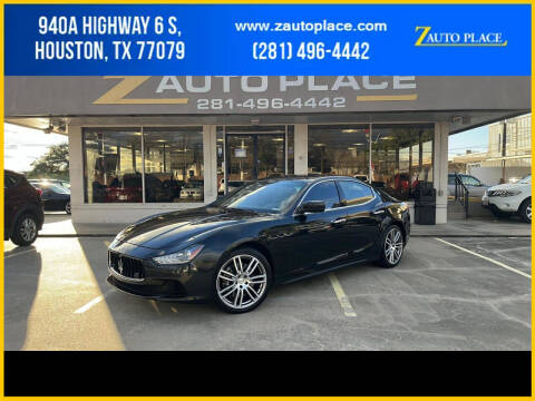 2016 Maserati Ghibli for sale at Z Auto Place HWY 6 in Houston TX