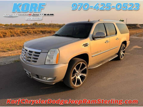 2008 Cadillac Escalade ESV for sale at Tony Peckham @ Korf Motors in Sterling CO