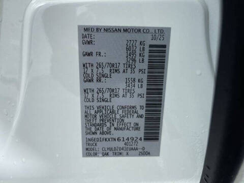 2026 Nissan Frontier PRO-4X