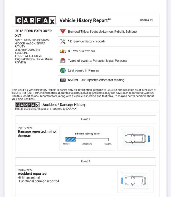 2018 Ford Explorer XLT