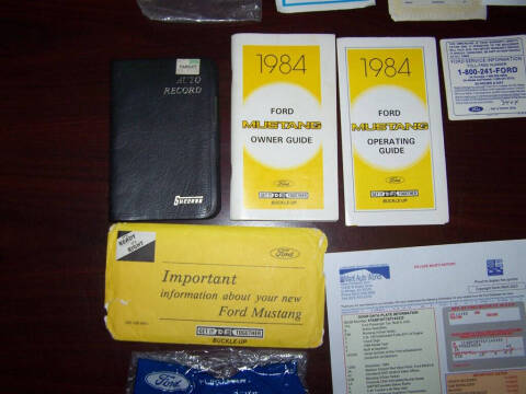 1984 Ford Mustang SVO Turbo