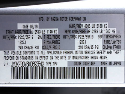 2019 Mazda CX-5 Grand Touring Reserve