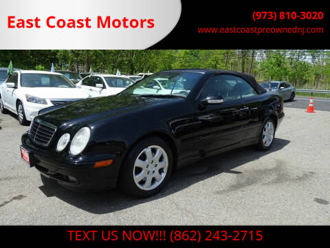2001 Mercedes-Benz CLK for sale at East Coast Motors in Lake Hopatcong NJ