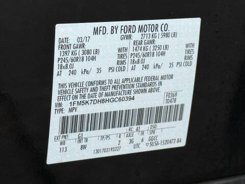 2017 Ford Explorer XLT