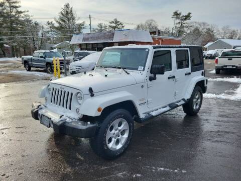 2015 Jeep Wrangler Unlimited for sale at Topham Automotive Inc. in Middleboro MA