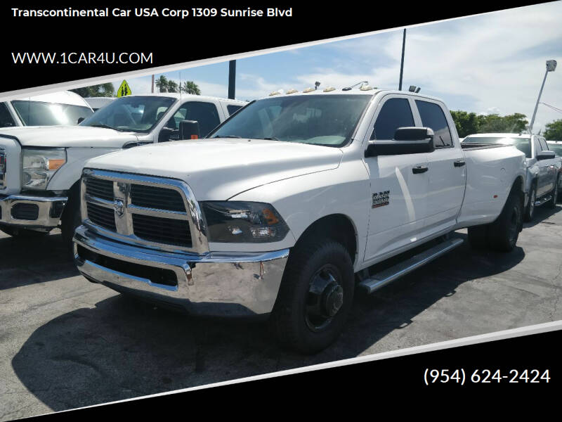 2014 RAM Ram Pickup 3500 for sale at Transcontinental Car in Fort Lauderdale FL
